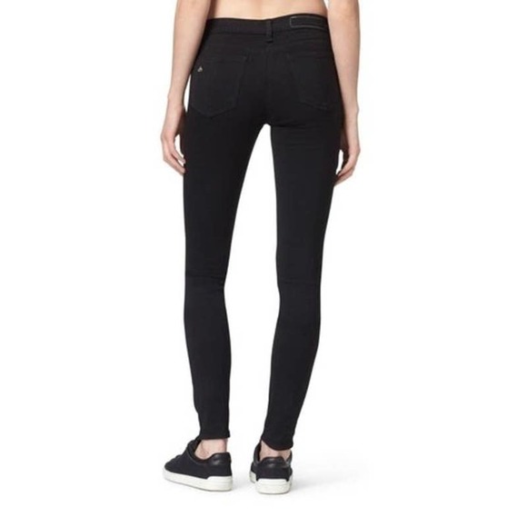 Rag & Bone Black Mid Rise Leggings‎ Skinny Jeans size 26 - Picture 4 of 13